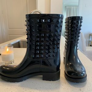 Valentino Rockstud Rainboots - Size 41
